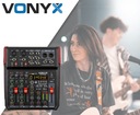 6-канальный музыкальный микшер Vonyx BT DSP USB REC