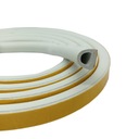 Прокладка самоклеящаяся белая тип D 14х12мм.