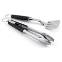 НАБОР АКСЕССУАРОВ WEBER ИЗ ДВУХ ПРЕДМЕТОВ — ЩИПЦЫ, ШПАТЕЛИ