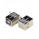 USB-гнездо тип B THT Монтаж под углом 90 градусов