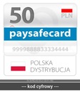 PAYSAFECARD 50 zł KOD PIN PSC