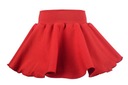 Красная хлопчатобумажная юбка с завитками для танцев, школы. Размер 122/128