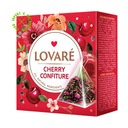 Чай Lovare Cherry Confiture черный и зеленый 15 пирамидок по 2 гр.