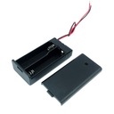 Koszyk na baterie 2 x AA R6 z włącznikiem 3V