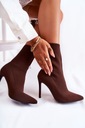 Dámske členkové čižmy s ponožkou na podpätku Luisell 37 Pohlavie Výrobok pre ženy