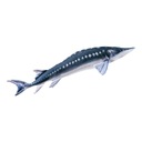 GABY подушка-рыба, талисман осетр, 200 см