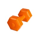 Битумные гантели, шестиугольные стабильные гири для упражнений 2x 1,5 кг DrFit