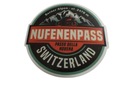 НАКЛЕЙКА NUFENENPASS ШВЕЙЦАРИЯ НАКЛЕЙКА 6,6 x 6,6 см УНИКАЛЬНАЯ КОЛЛЕКЦИЯ