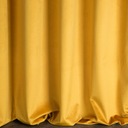 Hotová záclona ROSA 140x250 na priechodkách žltá Spôsob zavesenia kruhy
