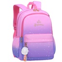 Школьный рюкзак с омбре розового и фиолетового цвета, 1–3 классы, для девочек и детей