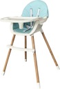Detská jedálenská stolička 3v1 vysoký komfortný podnos autosedačka popruhy Kód výrobcu High chair