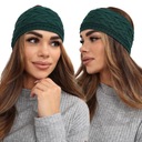 ЖЕНСКАЯ ПОВЯЗКА НА УШИ КРУЖКИ ТЮРБИЙСКАЯ ШИРОКАЯ ТЕПЛАЯ ШАПКА ЗЕЛЕНЫЕ БОТИНКИ