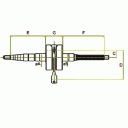 SHAFT CRANK MAXI SCOOTER HONDA YUPPI 90 | WAJ6030069  photo 6