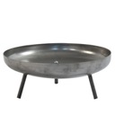 PALENISKO OGRODOWE METALOWE NA OGNISKO SUROWA STAL CAPRI 40 cm