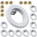 9x POWERFUL GU10 METAL HALOGEN LIGHTING