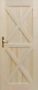 drzwi drewniane sosnowe LOFT