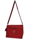 Dámska látková taška Bordová poštárka A5 Dominujúca farba červená