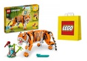 LEGO Creator 3 в 1 31129 Величественный тигр + подарочный пакет