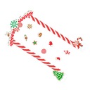 1 КОМПЛЕКТ РОЖДЕСТВЕНСКИХ НАКЛЕЙКИ НА ДВЕРИ ПРАЗДНИЧНЫЕ ДВЕРИ