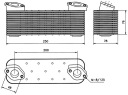 RADIATEUR HUILES MOTEUR (250X78X76MM, 13 ZEBER) MERCEDES AXOR 2,photo 15