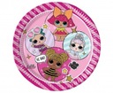 Бумажные тарелки LOL Glitterati, 23см без пластика