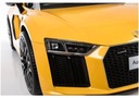 Автомобиль на аккумуляторе Audi R8 Spyder Yellow Electric Car для детей