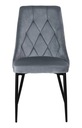 Elegantná kovová stolička 4 nohy vysoké operadlo Počet stoličiek v súprave 1