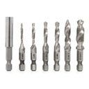 СВЕРЛА HSS РЕЗЬБОВЫЕ M3 - M10 7 ЭЛЕМЕНТОВ.