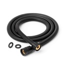 ЧЕРНЫЙ ДУШЕВОЙ ШЛАНГ 1,2 М ГИБКИЙ ШЛАНГ ДЛЯ ДУШЕВОГО КРАНА