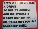 BMW X1 F48 ROTULE DE DIRECTION AVANT DROITE 6876646 BRAS DE SUSPENSION AMORTISSEUR 31216876646photo 11