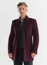 PAKO LORENTE 54 однобортное мужское пальто со съемным воротником стойкой