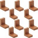 10x МЕБЕЛЬНЫЙ УГОЛ, РАЗЪЕМ ДЛЯ ДОСКИ, РАЗЪЕМ, КРОНШТЕЙН КОМАНДОРЕК ОРЕХ