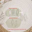 Мягкие керамические серьги, режущие форму сердца, радужную неправильную геометрическую форму