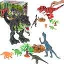 БОЛЬШОЙ ДИНОЗАВР Т-РЕКС ХОДИТ, СВЕТИТ, РЕВЕТ И ОТкладывает ЯЙЦА