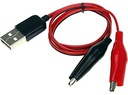 USB-кабель (переходник) для зажимов типа «крокодил»