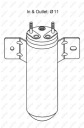 DÉSHYDRATEUR CLIMATISATION LAND ROVER FREELANDER I 1.8 2.0D 2.5photo 16