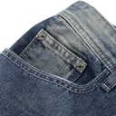 Pánske nohavice s dierami Úzke džínsy s dz Strih baggy/joggery