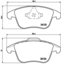 KLOCEK DE FRENADO KIT P FORD MONDEO IV 07-; S-MAX 