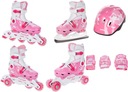 Роликовые коньки 4в1 Raven Balloon Pink 37-40 + шлем Dream + протекторы из волокна