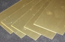 Латунный лист 1,0 мм 20x10 см