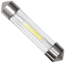 Светодиодные лампы C5W 39 мм накаливания, белая трубка, 12 В