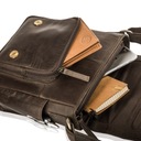 BETLEWSKI Pánska taška kožené rameno poštárky Výška 25 cm