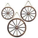 3 шт. ДЕРЕВЯННЫЕ КОЛЕСА ПОДВЕСНЫЕ ДЕРЕВЯННЫЕ КОЛЕСА