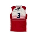 Красная футболка USAV HP 3 Adidas VOLLEYBALL S