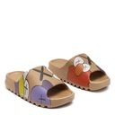 ЗОЛОТЫЕ ЖЕНСКИЕ ТАПОЧКИ С ПРИНТОМ ELMINO 37