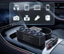 ГНЕЗДО ПРИКУРИВАТЕЛЯ АВТО USB 7 W 1, 120 W, WIELOFUNKCYJNE.  (18860007828) фото min 7