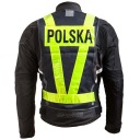 Светоотражающий жилет для мотоцикла ПОЛЬША M