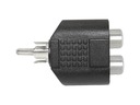 РАЗДЕЛИТЕЛЬ РАЗДЕЛИТЕЛЬ RCA вилка - 2 гнезда. RCA ЦИНЧ