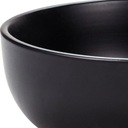 Большая ЧЕРНАЯ керамическая миска для рамэна, супа, салата, закусок, 1л.