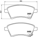 KIT DISQUES FREIN 281MM PLAQUETTES AVANT FIAT SEDICI 2006-2014R.photo 12